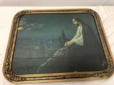 Religious picture and frame