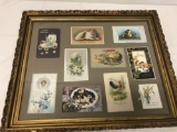 Framed Easter card display