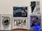 Autographed cards including Gallery, Arrington, Pugh, Dwight, and Okoronkwo