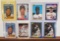 Baseball cards including Sheffield, Alomar, Sosa, Shilling Clemens