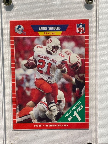 1989 Pro Set Barry Sanders Rookie card