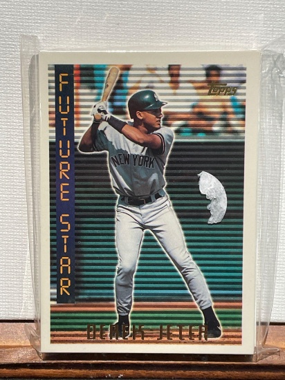 1995 Topps Derek Jeter Rookie card including 95 Yankees team