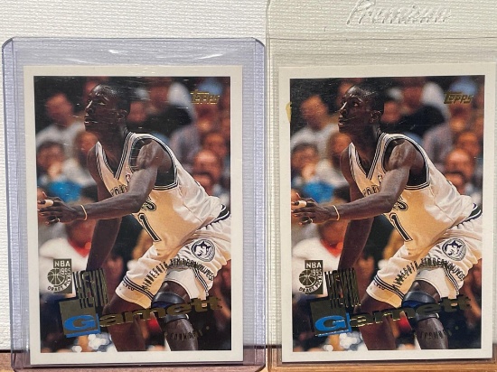 1996 Topps Kevin Garnett Rookie cards