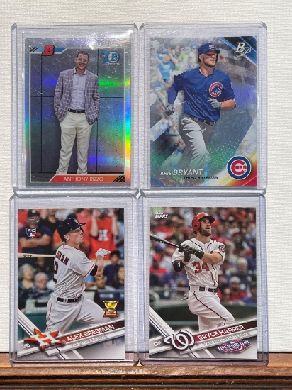 Rizzo, Bryant, Bergman and Harper cards