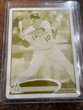 Rare 1 of 1! 2012 Topps Vernon Wells One of a kind plate