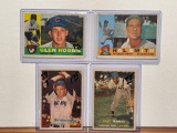 1957 Topps Drabowsky and Baker, 1960 Hobbie and Smith