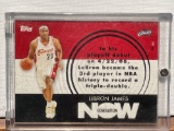 2007 Topps Lebron James Generation Now card