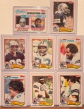 1982 Topps Football cards including Billy Joe DuPree