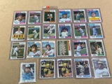 1974, 1982 Gary Carter and1980 Topps Baseball Cards including Dave Parker