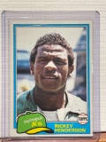 1981 Topps Rickey Henderson