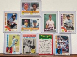 1976 Topps Ted Williams 1975 Cinn Reds, 85 baseball cards plus