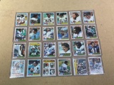 1980 Topps Football cards including Dorsett, Dupree, plus