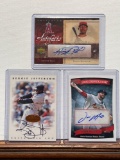 3x-Jefferson, Motte, and Kendrick autographed cards