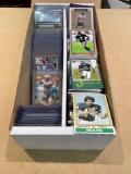 Assorted football cards unchecked