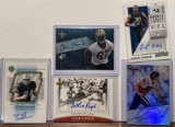 Autographed cards including Gallery, Arrington, Pugh, Dwight, and Okoronkwo