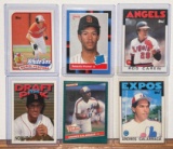 Baseball cards including Galarraga, Garciaparra, zomar and Ventura Rookies plus Carew