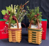 Little Shopper Tree trimming Baskets 2 x $