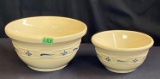 Medium and small mixing bowls 2 x $