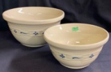 Medium and large mixing bowls 2 x $