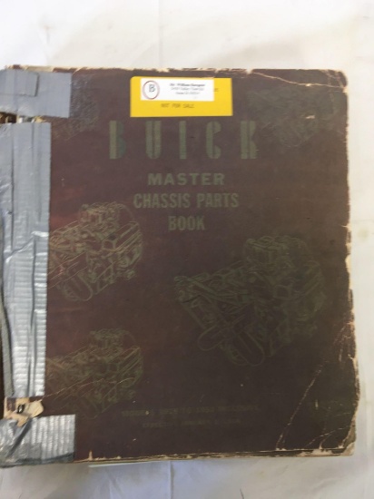 Buick Master chassis parts book models 1928-1953