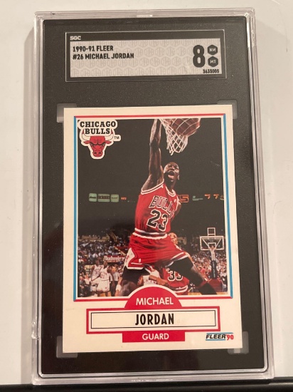 1990-91 Fleer Michael Jordan Graded:8