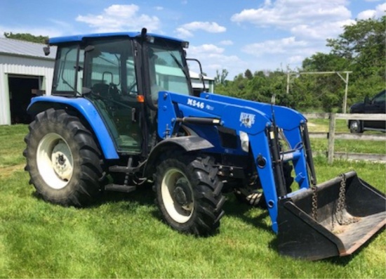 1. 2007 New Holland TL 90 diesel tractor approx. 880 hours