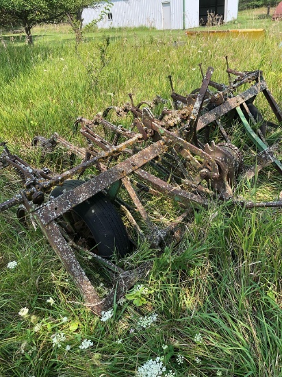 19. John Deere - Van Brundt ?CC? field and orchard cultivator . needs to be restored . pull type