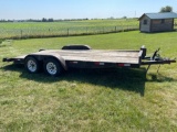 1991 Hull Trailer Trailer with ramps pulls great 18 ft bed with ramps