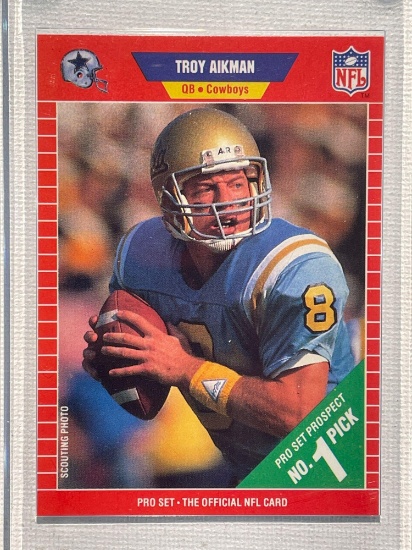 1989 Pro Set Troy Aikman Rookie card