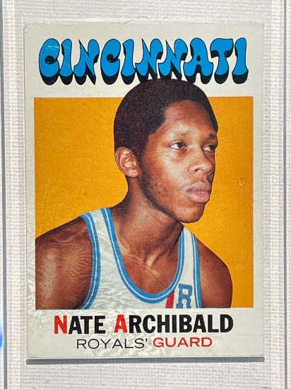 71-72 Topps Nate Archibald Rookie Card