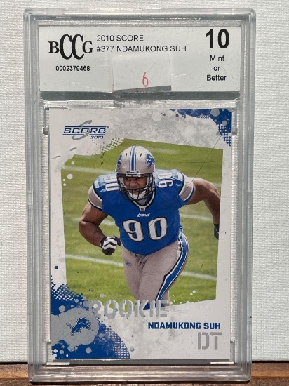 2010 Score Ndamukong Suh Graded 10