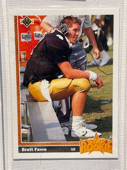 1991 Upper Deck Brett Favre Rookie card