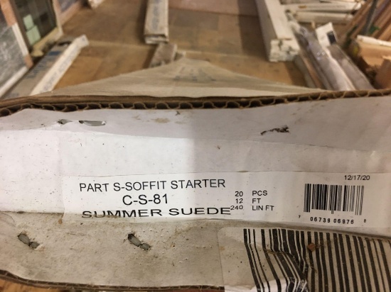 #14 parts soffit starter