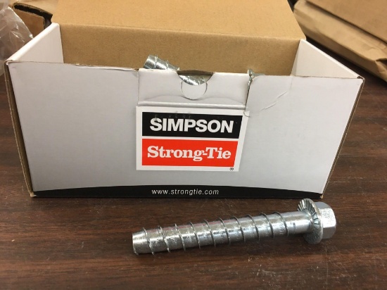 #14 Simpson strong tie heavy duty screw anchor 1/2?x4? qty 20