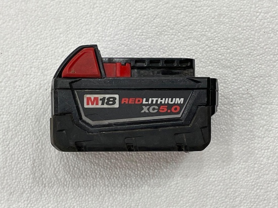 Milwaukee M 18 red lithium battery works
