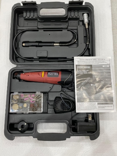 Chicago electric 9.6 V cordless variable speed rotary tool kit new