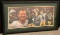 Brett Favre and Greg Jennings framed Autographed picture with Brett Favre COA 10/144