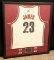 Lebron James Framed autographed Jersey with Global Authentication COA 35x39