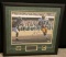 Aaron Rodgers autographed framed print with JSA COA 27x28