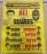 Ali vs Shavers boxing poster with Earnie Shaver Autograph with Shavers COA 16x20