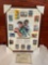 Topps Joe Namath Commemorative Sheet 2938 of 4000 made either COA