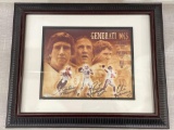 Archie, Peyton, and Eli Manning Autographed picture 17x14 with Steiner COA sticker