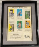 1928 Fro-joy Ice cream advertising piece with Babe Ruth and cut outs Seller says this is original