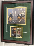 Ray Nitichke Autographed picture with legends of the field COA
