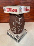 Dwight Clark Autographed full size football with PSA DNA COA sticker