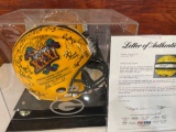 1996 Super Bowl Championship Green Bay Packers Full size Autographed Helmet with 40 signatures,