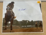 Ron Turcotte Autographed picture he rode Secretariat with Stacks of Plaques COA