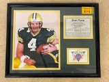 Brett Favre Green Bay Packers Framed Print12x15