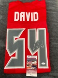 Lavonte David autographed football Jersey with JSA COA