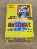 1990 Score Baseball Cards wax box sealed